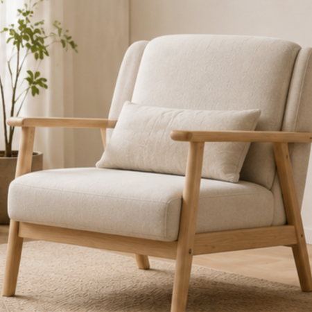 Nordic Minimalist Single Sofa