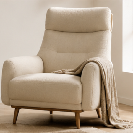 High-Back Leisure Single Sofa